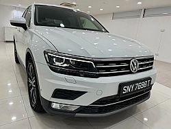 Volkswagen Tiguan Highline 280 TSI 2017 White Sunroof